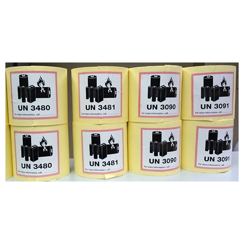 Lithium Battery Label - One UN