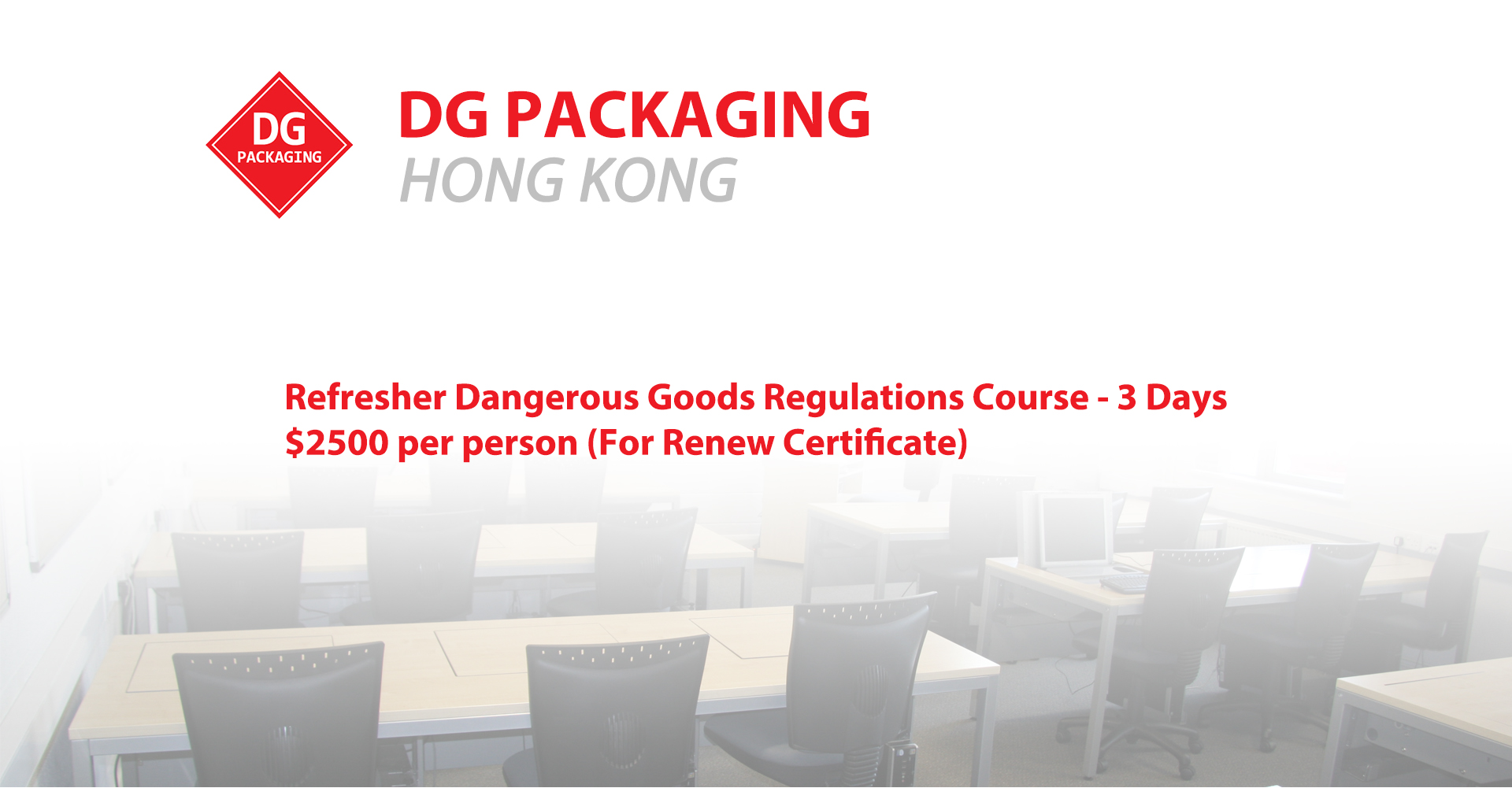 Refresher Dangerous Goods Regulations Course – 3 Days $2500 per person (For Renew Certificate)