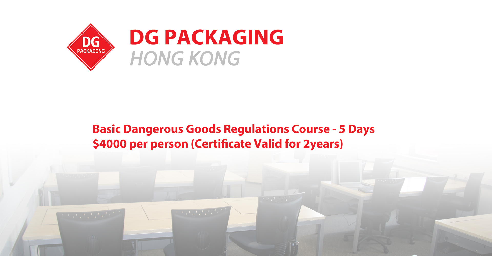Basic Dangerous Goods Regulations Course – 5 Days $4000 per person (Certificate Valid for 2years)